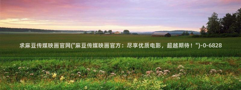 麻豆视传媒官网入口进入：求麻豆传媒映画官网(\