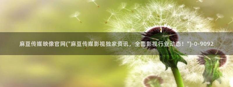 麻豆原创传媒官网
